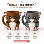 Cat Ice Cream Cup Holder & Container