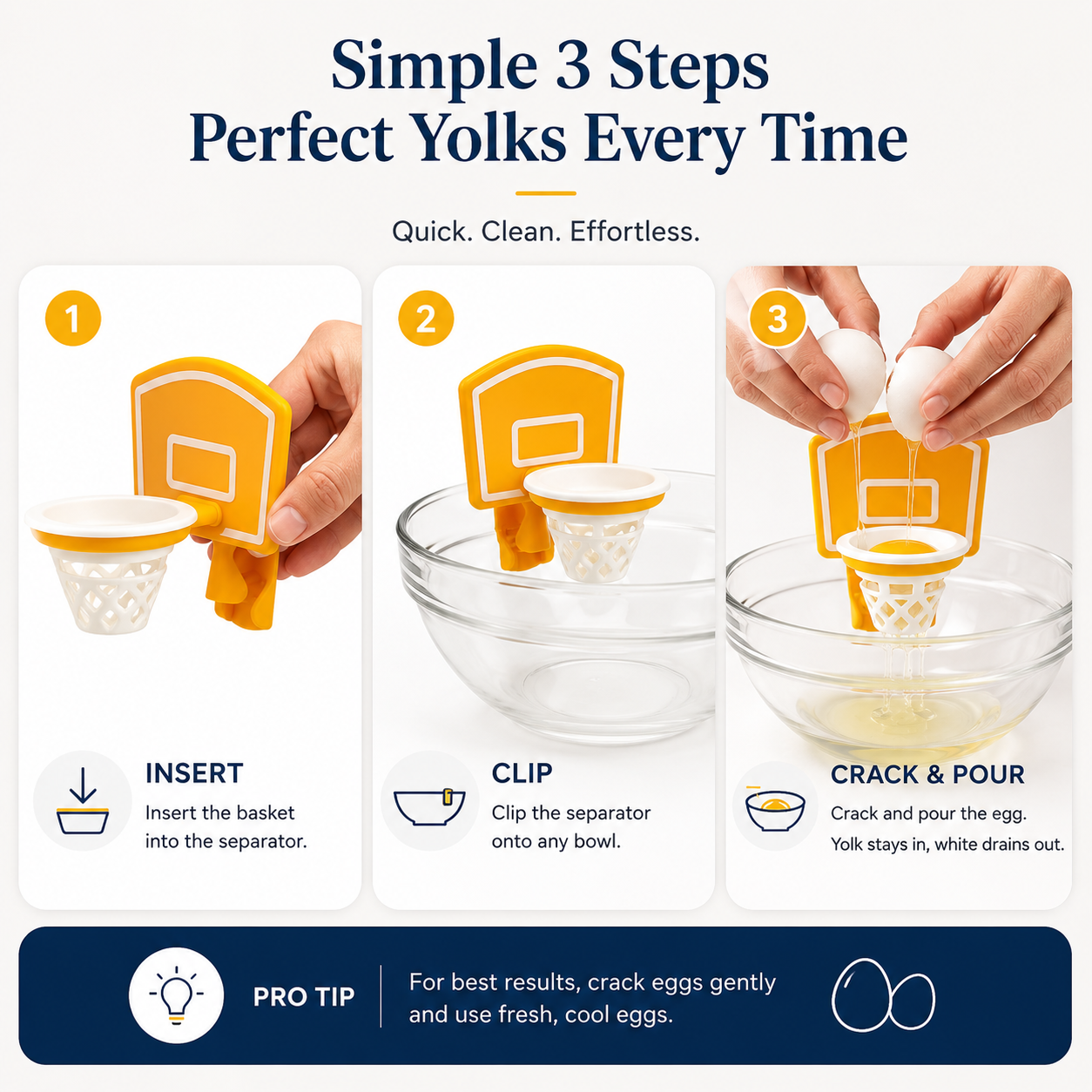 Basketball Hoop Egg Separator